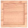 vidaXL Waschtischplatte Hellbraun 40x40x(2-4) cm Massivholz Behandelt