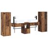 vidaXL Badezimmerm&ouml;bel-Set 5 stk. Altholz 33 x 34,5 x 100 cm