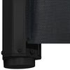 vidaXL Haustier-Barriere Ausziehbar Schwarz 82,5x125 cm