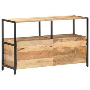 vidaXL Sideboard 110x35x65 cm Massivholz Mango