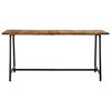 vidaXL Esstisch 160x80x75 cm Massivholz Mango