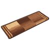 vidaXL Stufenmatten Selbstklebend 10 Stk. 65x21x4 cm Braun