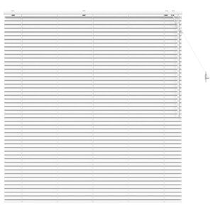 vidaXL Venezianische Jalousie Wei&szlig; 150 x 160 cm 35 mm