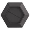 vidaXL Feuerstelle Schwarz 100 x 100 x 28 cm Stahl