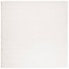 vidaXL Teppich Shaggy Hochflor Modern Creme 120x120 cm