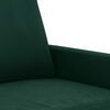 vidaXL 2-Sitzer-Sofa Dunkelgr&uuml;n 120 cm Samt