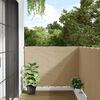 vidaXL Balkon-Sichtschutz Beige 120x300 cm Oxford-Gewebe