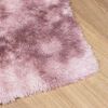 vidaXL Teppich Shaggy Hochflor NAVARRA Altrosa 200x290 cm Polyester