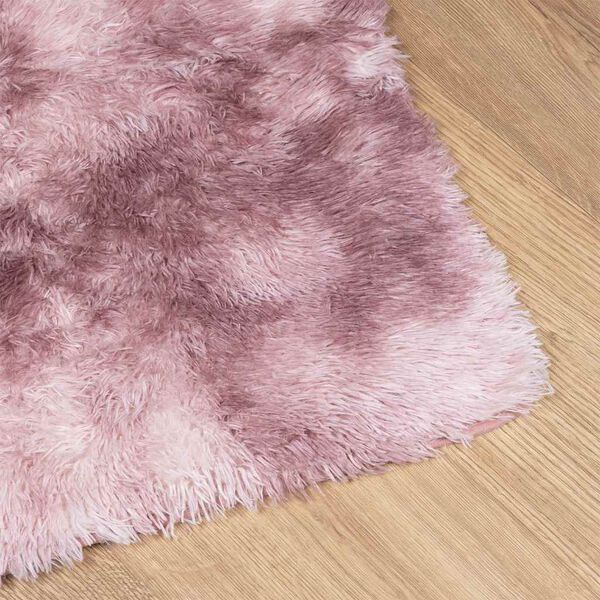 vidaXL Teppich Shaggy Hochflor NAVARRA Altrosa 200x290 cm Polyester