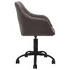 vidaXL Esszimmerst&uuml;hle 6 Stk. Drehbar Taupe Stoff