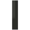 vidaXL Wand-Schuhschr&auml;nke 2 Stk. Hochglanz-Schwarz 60x18x90 cm