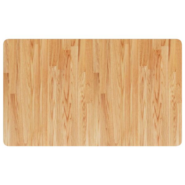 vidaXL Waschtischplatte Hellbraun 100x60x2,5 cm Massivholz Behandelt