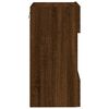 vidaXL TV-Wandschrank mit LED-Leuchten Braun Eichen-Optik 40x30x60,5cm