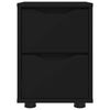 vidaXL Nachttisch Schwarz 30,5 x 30 x 43 cm Holzwerkstoff