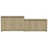 vidaXL TV-Schrank Sonoma-Eiche 146,5x35x50 cm Holzwerkstoff