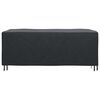 vidaXL Loungerh&uuml;lle Uni Schwarz 205 x 100 x 70 cm Stoff