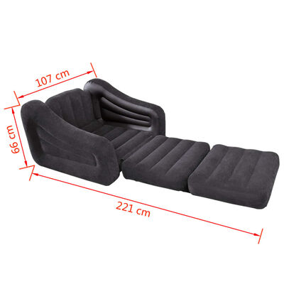 Intex Aufblasbarer Sessel/Luftbett 107 x 221 x 66 cm 1 Person 68565NP