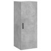 vidaXL Highboard Betongrau 34,5x34x180 cm Holzwerkstoff