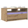 vidaXL Couchtisch Kunsthandwerk Eiche 90 x 50 x 45 cm Holzwerkstoff