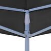 vidaXL Partyzelt-Dach 2x2 m Schwarz 270 g/m&sup2;