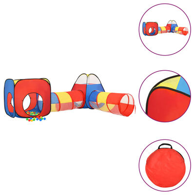 vidaXL Kinder-Spielzelt Mehrfarbig 190x264x90 cm