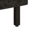 vidaXL Waschbeckenunterschrank Schwarz 62x33x58 cm Massivholz Mango