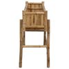 vidaXL Gartenpflanzer mit Halter Natur 100 x 38 x 74 cm Bambus