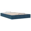 vidaXL Ottoman-Bett ohne Matratze Dunkelblau 140x200 cm Samt