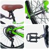 vidaXL Kinderfahrrad 24 Zoll 6-Speed f&uuml;r 8-12 Jahre alt Gr&uuml;n