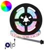 vidaXL LED-Streifen 12 stk. Schwarz und Transparent