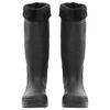 vidaXL Gummistiefel mit Herausnehmbarem Innenfutter Schwarz Gr. 38 PVC