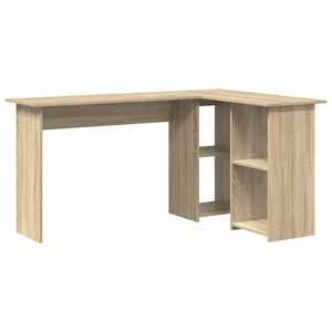 vidaXL Schreibtisch Sonoma-Eiche 142 x 102 x 73 cm Holzwerkstoff