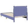 vidaXL Kinderbettgestell mit Kopfteil Jeans blau 80 x 200 cm Stoff