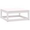 vidaXL 6-tlg. Garten-Lounge-Set Wei&szlig; Kiefer Massivholz