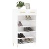 vidaXL Schuhschrank Wei&szlig; 60x35x105 cm Holzwerkstoff
