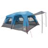 vidaXL Sofort Zelt 10 Personen Blau 185T Polyester mit PU-Beschichtung