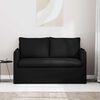 vidaXL Sofa 120cm Schwarz Metall