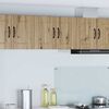 vidaXL K&uuml;chenschrank 2 pcs Artisan-Eiche 30 x 31 x 40 cm Holzwerkstoff
