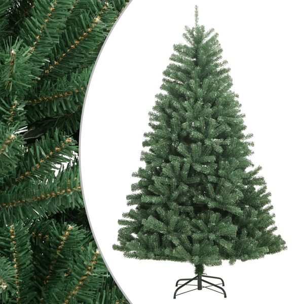 vidaXL K&uuml;nstlicher Weihnachtsbaum Klappbar mit St&auml;nder Gr&uuml;n 120 cm