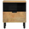 vidaXL Nachttische 2 Stk. Braun 40x33x46 cm Massivholz Mango