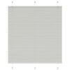 vidaXL Plissee Hellgrau 120x100 cm Stoffbreite 119,4 cm Polyester
