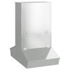 vidaXL Schweinfutterspender Silber 82 x 51 x 91,5 cm 20 kg
