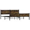 vidaXL Metallbett ohne Matratze R&auml;uchereiche 200x200 cm