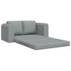 vidaXL Sofa Bett Hellgrau 148 x 71 x 83 cm Stoff