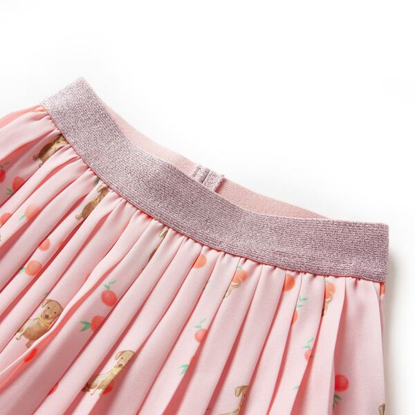 Kinder-Faltenrock Hellorange 104