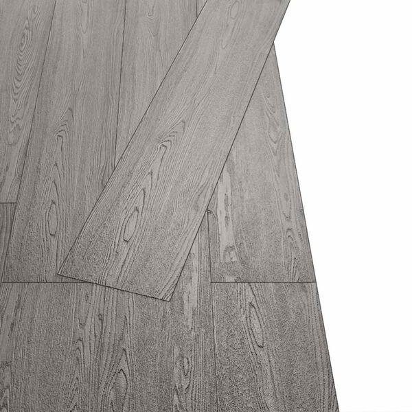 vidaXL Bodenplanken 18 pcs Dunkelgrau 2,51 m&sup2; PVC