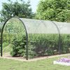 vidaXL Transparente Plane mit &Ouml;sen 6x12 m PVC