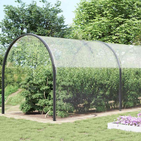vidaXL Transparente Plane mit &Ouml;sen 6x12 m PVC