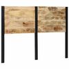 vidaXL Kopfteil 140 cm Massivholz Mango und Eisen