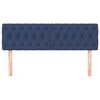 vidaXL Kopfteile 2 Stk. Blau 72x7x78/88 cm Stoff
